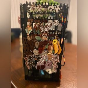 Western style earrings and accessories